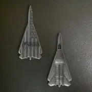 F-111 Aardvark Military Aircraft Shaped Challenge Coin