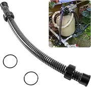 YCCOREE 155711 Pump Hose Assembly Pump to Filter Hose Fit for Pentair Sand Dollar, for Sta-Rite Crystal-Flo II Pool, for Spa Sand Filters, Used for Above Ground Pools(35" Length)