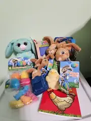 Bundle Of Easter Toys For Basket Fillers, Plush, Stationary, Keychains,...