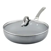 12-Inch Nonstick Deep Frying Pan with Lid