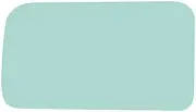 1955-59 Chevrolet GMC Suburban; Rear Panel Door Glass; Light Green Tint; RH