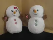 NWT Pair of Build A Bear Snowman GREAT COLOR!! BABW