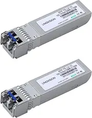 LINOVISION 10GBase-ER BIDI SFP+ Transceiver, 1310nm SMF, up to 10km, Duplex LC Connector, 10Gbps BIDI SFP+ Optical Transceiver for POE Switches with 10G SFP Port