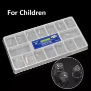 64 Pcs Dental Anterior Matrices Deciduous Primary Kids Transparent Crowns Matrix