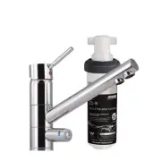 Puretec Tripla T1 3-Way Kitchen Mixer Tap with Z1 Under Sink Filter - WELS