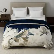 Renee Taylor Snow Drop Printed Mink Blanket