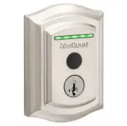 Kwikset Smart Lock Deadbolt Halo Touch, SmartKey Security, Satin Nickel