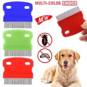 Head Nit Kids Hair Removal Lice Egg Flea Pet Grooming Comb Metal Brush Needle