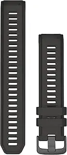 [Garmin] Schnellwechsel-Armband, 22mm, Leder, Braun, passend für vivoactive 4, Forerunner 255/745, venu 2-Serie, einfach ein- und ausklicken, Wechsel ohne Werkzeug möglich