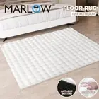 Marlow Area Rug Large 120x160cm Carpet Fluffy Shaggy Faux Rabbit Fur Soft Pads
