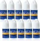 10 Bottles Super Strong Nail Glue for Acrylic Nails, Professional Salon Quali...