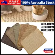 Cat Scratcher Board Pet Scratching Mat Natural Sisal Sofa Couch Protector Pad AU