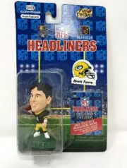 NFL HEADLINERS 3" FIGURE * BRETT FARVE GREEN BAY PACKERS * NEW IN PACKAGE