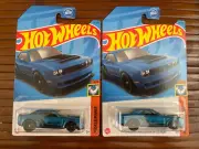 X2 Hot Wheels 2023 HW Muscle Mania 6/10 Blue '18 Dodge Challenger SRT Demon