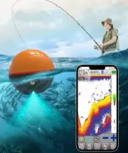 F68W Wireless Smart Sonar Fish Finder WiFi Bluetooth Visual Fishfinder for Shore