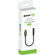 Moki Life Audio Adaptor USB C To 3.5mm Port each