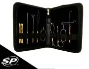 South Pacific Fly Fishing Zippered Travel Tying Tools Kit - for vise, Bobbin etc
