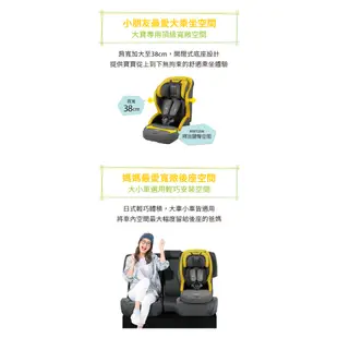 【Combi】Shelly 巧虎版 ISOFIX 成長型 汽車安全座椅｜2-12歲｜成長型座椅｜唯一巧虎授權