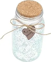 Wishing Bottle Luminous Glass Storage Jar for DIY Projects for Home Decor for Christmas and Birthdays Unique Drift Bottle for Relaxing Atmosphere