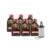 6L Motul 8100 X-CLEAN + 5W30 Wix Filter Motor Oil Change Kit API SN/CF
