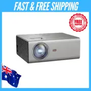 2200 Lumens Mini Led Projector For Home Theater - Hdmi / Av / Vga / Usb - Silver
