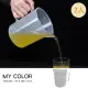 MY COLOR【2入組】尖嘴雙面刻度量杯 (500ML) 計量杯 塑料杯 烘焙工具杯 透明杯 毫升杯【Z071】