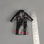 1/18 Scale Leather Long Windbreaker Jacket Coat Model for Men 3.75'' Figure Body