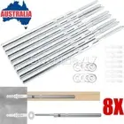 8PK Concealed Floating Hidden Shelf Support Pins Bracket Masonry Kit Wall Screws