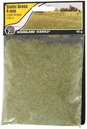 Woodland Scenics 4Mm Static Grass Light Green