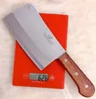 Stainell Steel Chef Meat/Bone Cleaver Chopper Butcher Knife Wood Handle