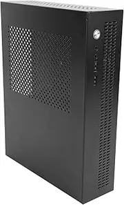 Small ITX PC Case, Steel Plate Micro ITX Case PC Case, with USB 2.0 Port, Support SSD Mount, 50mm CPU, for Computer PC