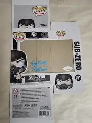 Steve Blum Signed Autograph Sub-Zero Mortal Kombat X Funko Pop Box JSA COA