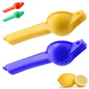 2Pc Lemon Lime Squeezer Juicer Manual Hand Press Fruit Solid Plastic 8"