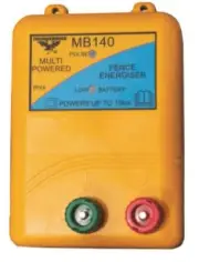 Thunderbird MB140 Mains or Battery Powered Electric Fence Energiser 15Km