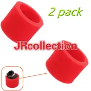 RED 45mm Bent Angled Foam Air Filter Pod PIT PRO Trail Quad Dirt Bike ATV Buggy
