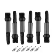 6 Ignition Coils & Iridium Spark Plug For BMW M3 X3 M3 Z3 Z4 Rolls-royce Phantom (for: BMW)
