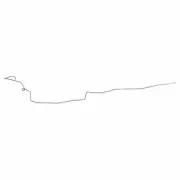 Fuel Line Kit Fits Plymouth Barracuda 1967-1968 w/ 3/8-YGL6704SS