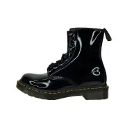 DR. MARTENS Women's 1460 Mono Boots Black Patent Lamper 11821011 Size 7