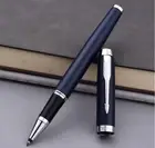 New Parker IM Rollerball Pen Blue Silver Clip With 0.5mm Ink Black Refills