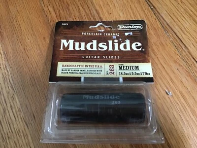 Dunlop 263 Mudslide Porcelain Guitar Slide, Medium