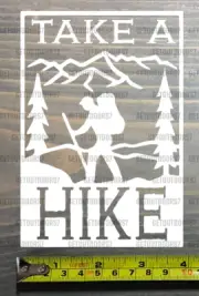 Take A Hike Sticker Decal 5.5" Die Cut Merrell Keen Boots Marmot Hiking Trail