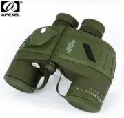 APEXEL 10X50 Marine Binoculars for Adults Rangefinder Compass Hunting Binoculars