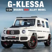 MINIAUTO模型車 1:24 Benz 賓士 巴博斯G800 汽車模型合金車模聲光回力開門收藏擺件生日耶誕節禮物