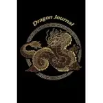 DRAGON JOURNAL: 6 X 9 INCH 120 PAGE BOUND JOURNAL WITH CLASSIC DRAGON COVER
