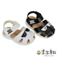 在飛比找momo購物網優惠-【樂樂童鞋】台灣製眼鏡造型學步涼鞋(男童鞋 台灣製童鞋 學步