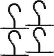 BUTIFULSIC 4 Sets Ceiling Plant Hanger Hooks Multi Function Wall Mount Hooks for Decoration Easy to Install Strong Load Bearing Capacity Space Saving Design