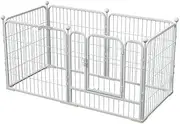 Indoor Guardrail Fence Kennel Simple Wrought Iron Dog Playpen for Small Medium Size Dog Pet Products Isolation Door