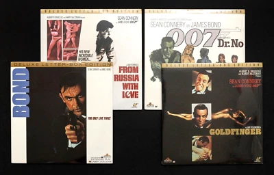NEW James Bond LD Lot Dr. No From Russia with Love Goldfinger You Only Live 2X