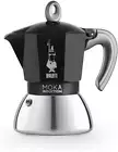 Bialetti Moka Induction Coffee Maker (Black) - 4 Cups