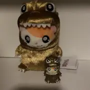 Hamtaro Plush Figure Gold Godzilla Movie Godzihamkun Hamutaro Figurine Bandai